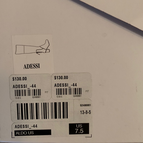 Olive green thigh-high boots - Picture 2 of 3